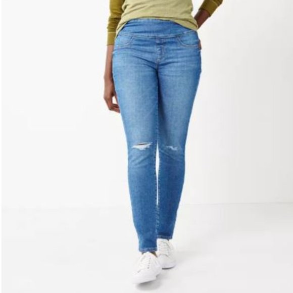 Sonoma Goods for Life Denim - 2/$30! Sonoma Destructed High-Waisted Jeggings